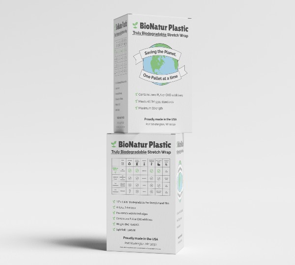 BioNatur biodegradable stretch film box