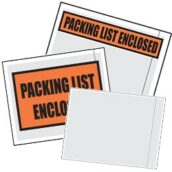 Packing List Envelopes