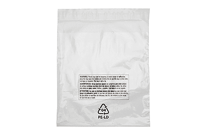 1.5mil, Lip & Tape Resealable, 1.5" Lip w/ Suffocation Warning, Vented