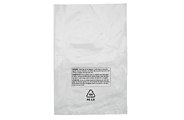 Layflat Bags w/ Suffocation Warning, 1mil